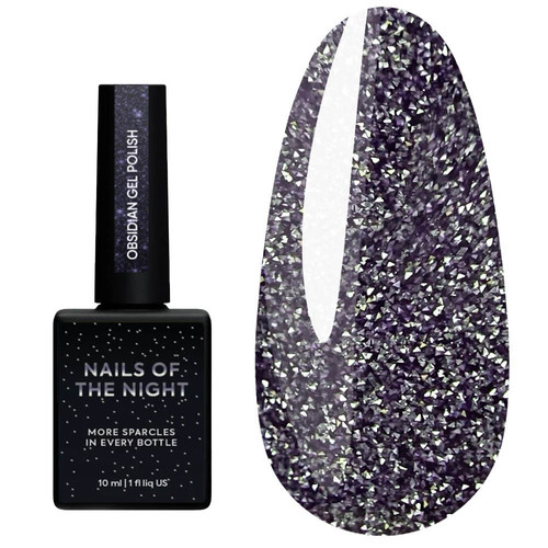 Lakier hybrydowy NAILSOFTHENIGHT Obsidian 10 ml - Фото №1
