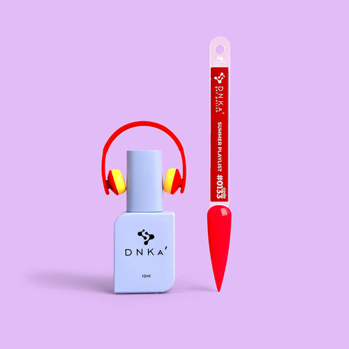Lakier hybrydowy DNKa Summer Playlist 0133 malina 12 ml (GPDC0133) - Фото №2