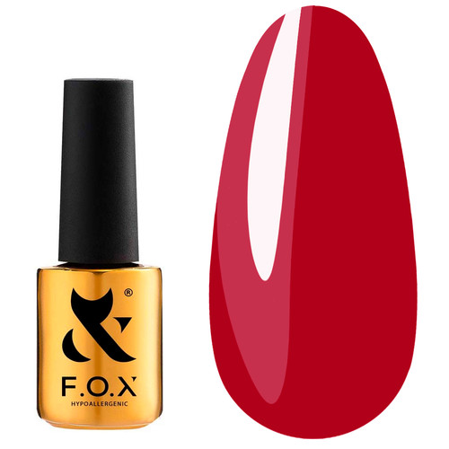 Lakier hybrydowy F.O.X Lipstick Collection 007 bogate wino 7 ml (LC - 07) - Фото №1