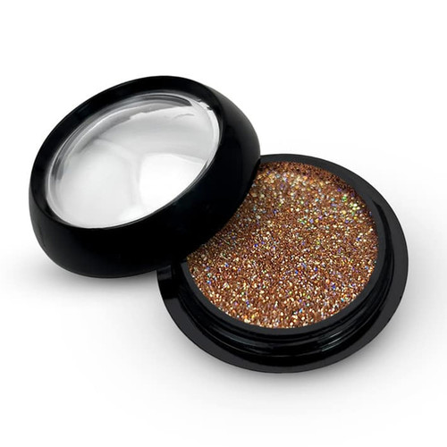 Pyłek do paznokci Slowianka Tiny Gold Holo 0,8 g - Фото №4