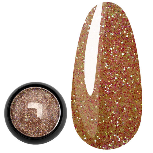 Pyłek do paznokci Slowianka Tiny Gold Holo 0,8 g - Фото №1