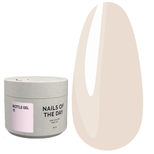 Żel przedłużający NAILSOFTHEDAY Bottle gel 11 bladoróżowy 30 ml - Фото №1