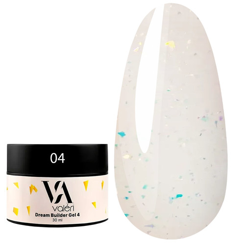 Żel budujący VALERI BUILDER GEL DREAM №04 30 ml - Фото №1