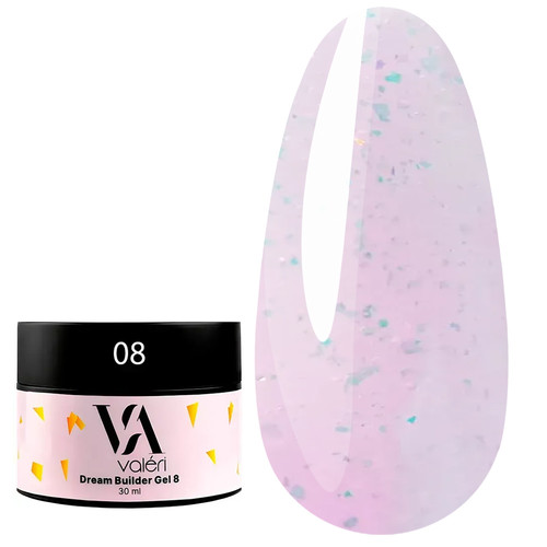 Żel budujący VALERI BUILDER GEL DREAM №08 30 ml - Фото №1