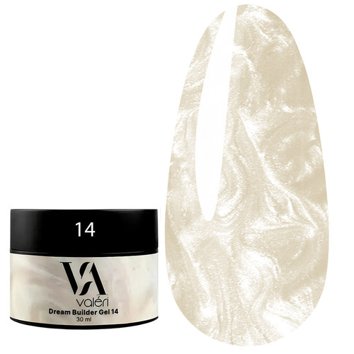 Żel budujący VALERI BUILDER GEL DREAM №14 30 ml - Фото №1