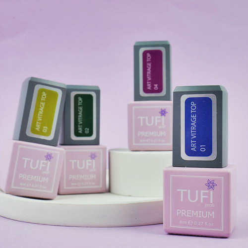 Top TUFI profi ART VITRAGE TOP 03 Sunny Yellow 8 ml (0321721) - Фото №4