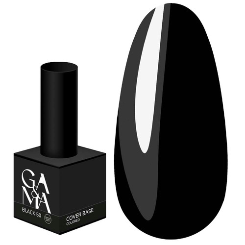 Base GA&MA Colored №050 Black (one layer formula) 15 ml (7703184) - Фото №1