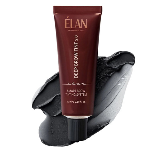 Długotrwała farba do brwi ELAN Deep Brow Tint 03 Black, 20ml - Фото №2