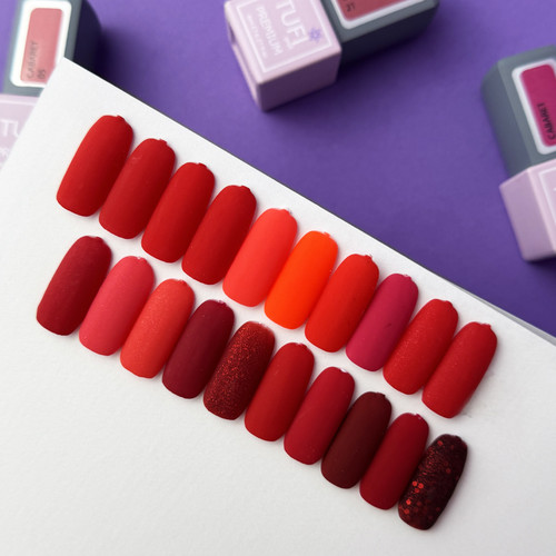 Lakier hybrydowy TUFI profi  PREMIUM Cabaret 07 Czysta czerwień 8ml (0102562) - Фото №5