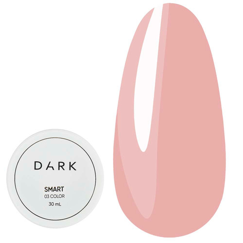 Гель для наращивания Dark Smart Builder gel 03 темный нюд 30 мл - Фото №1