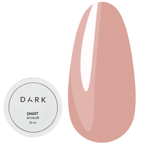 Гель для наращивания DARK Smart Builder Gel 04 светло-кофейный 30 мл - Фото №1