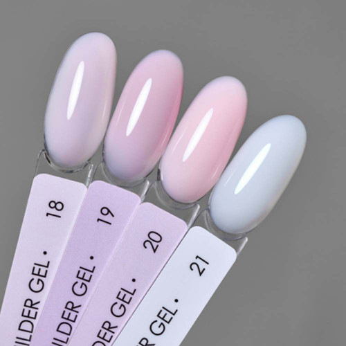 Гель для наращивания DARK Smart Builder Gel 19 розово-лиловый 30 мл - Фото №4