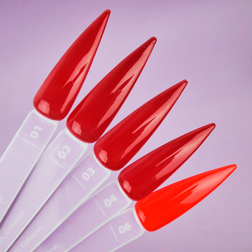 Lakier hybrydowy TUFI profi  PREMIUM Cabaret06 Czerwony 8 ml (0102561) - Фото №4