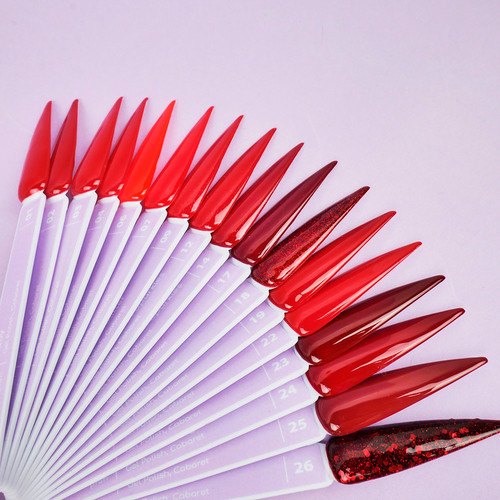 Lakier hybrydowy TUFI profi  PREMIUM Cabaret 07 Czysta czerwień 8ml (0102562) - Фото №7