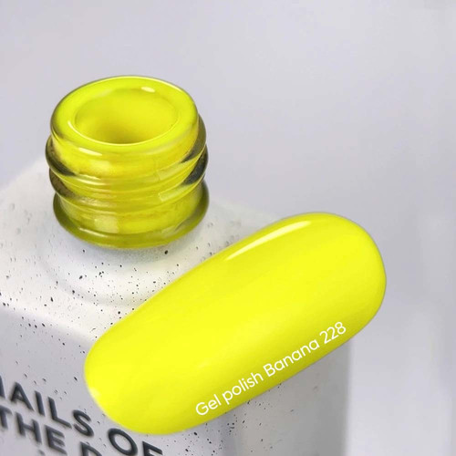 Гель-лак NAILSOFTHEDAY Banana 228 неоново-желтый 10 мл - Фото №2
