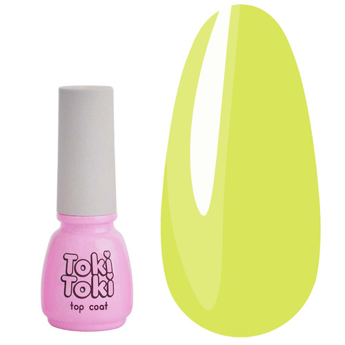 Top hybrydowy Toki-Toki Plexi Top No wipe № 03 żółty 5 ml - Фото №1