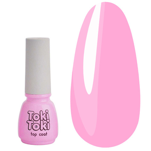 Top hybrydowy Toki-Toki Plexi Top No wipe № 08 różowy 5 ml - Фото №1