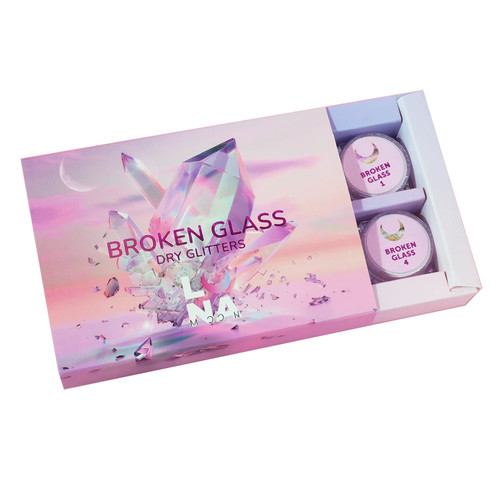 Zestaw suchego brokatu do paznokci LUNA Broken Glass 6 szt (804-3641) - Фото №1