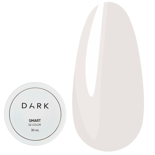 Гель для наращивания Dark Smart Builder gel 02 молочный 30 мл - Фото №1