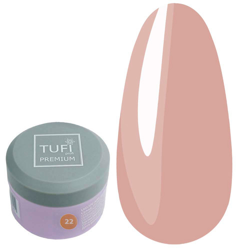 Гель для наращивания TUFI profi Builder Gel UV/LED 22 Cover Dark 5 мл (0324543) - Фото №1