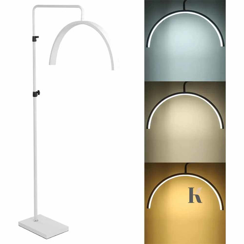 Lampa podłogowa Księżyc White HD-M6X (w białym kolorze) - Фото №2
