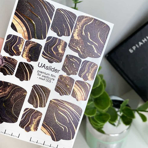 Naklejki na paznokcie UAslider №MWF 003 - Фото №3