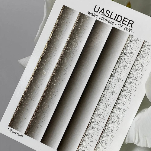 Naklejki na paznokcie UAslider Color and Foil № 626 - Фото №2