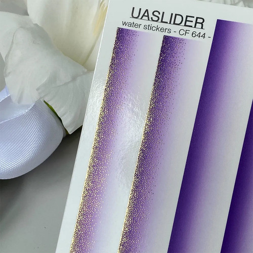 Naklejki na paznokcie UAslider Color and Foil №644 - Фото №2