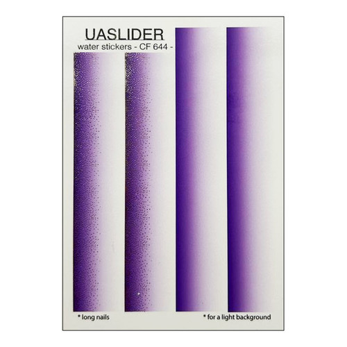 Naklejki na paznokcie UAslider Color and Foil №644 - Фото №1
