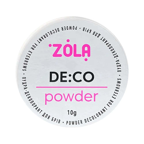 Puder dekoloryzujący do brwi ZOLA DE:CO Powder 10 g - Фото №1