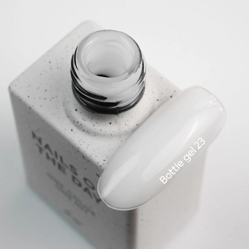 Żel przedłużający NAILSOFTHEDAY Bottle gel 23 mleczny 10 ml - Фото №2