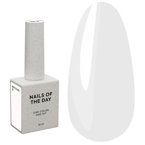 Żel przedłużający NAILSOFTHEDAY Bottle gel 23 mleczny 10 ml - Фото №1