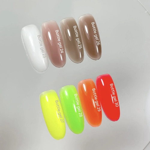 Żel przedłużający NAILSOFTHEDAY Bottle gel 24 beżowy 10 ml - Фото №3
