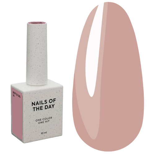 Żel przedłużający NAILSOFTHEDAY Bottle gel 24 beżowy 10 ml - Фото №1