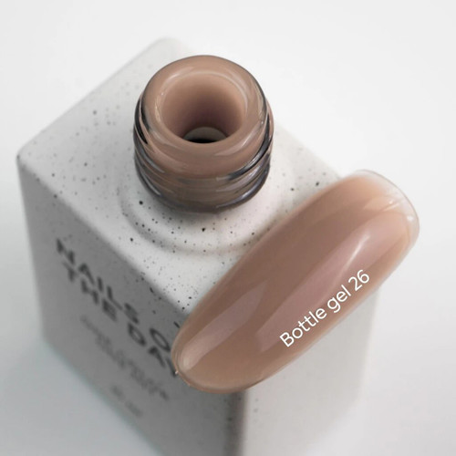 Żel przedłużający NAILSOFTHEDAY Bottle gel 26 ciepły beż 10 ml - Фото №2