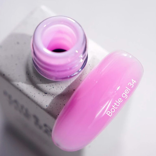Żel przedłużający NAILSOFTHEDAY Bottle gel 34 delikatny róż 10 ml - Фото №2