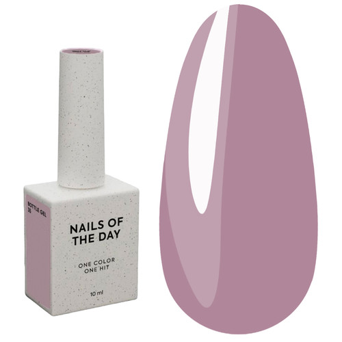 Żel przedłużający NAILSOFTHEDAY Bottle gel 35 przydymiony fiolet 10 ml - Фото №1