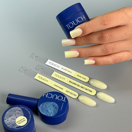Żel budujący Touch Builder liquid Butter Drop 15 ml - Фото №3