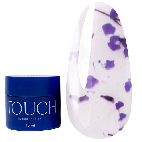 Гель для наращивания TOUCH Gardens builder gel 02 молочно-сиреневый 15 мл - Фото №1