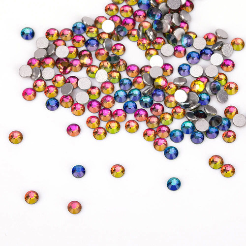 Стеклянные стразы для ногтей Allepaznokcie SS10 Vulcano 50 шт