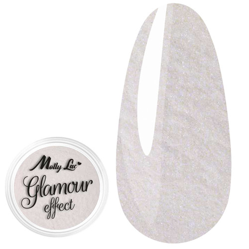 Pyłek do paznokci MollyLac Glamour Effect Luna №6 1 g - Фото №1