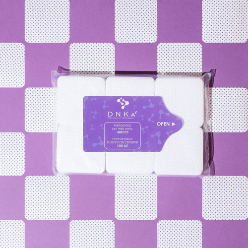 Waciki bezpyłowe DNKa PERFORATED LINT FREE WIPES 1000 szt - Фото №2
