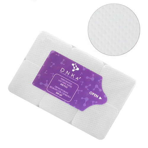 Waciki bezpyłowe DNKa PERFORATED LINT FREE WIPES 200 szt - Фото №1
