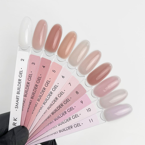 Гель для наращивания Dark Smart Builder gel 10 молочно-розовый 30 мл - Фото №4