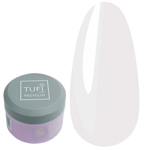 Żel budujący TUFI profi Builder Gel UV/LED 05 Baby Milk 30 ml (0324515) - Фото №1