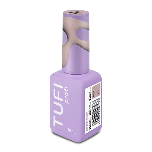 База для ногтей TUFI profi Cover base coat 15 Taupe 10 мл (0326534) - Фото №7