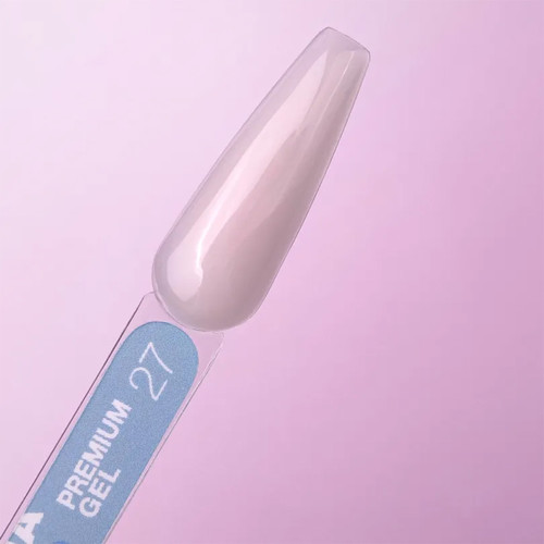 Gel for nail extension LUNA Premium №27 translucent beige 15 ml (323-4944-1341) - Фото №2