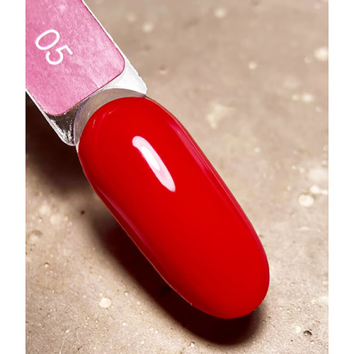 Lakier hybrydowy DARK New collection 005 malinowy czerwony 10 ml - Фото №3