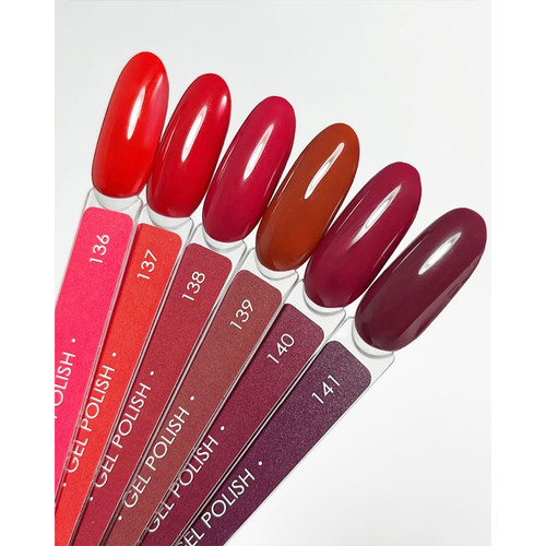 Lakier hybrydowy DARK New collection 136 jaskrawoczerwony 10 ml - Фото №4