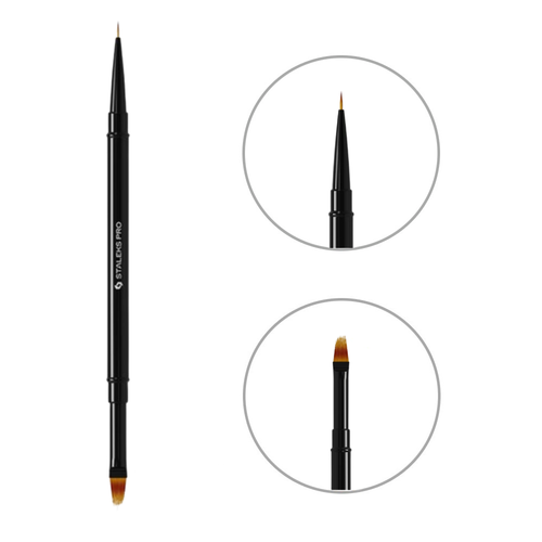 Pedzelek dwustronny Staleks EXPERT liner 7 mm / do gradientu 11 mm (NBE-01/07) - Фото №1